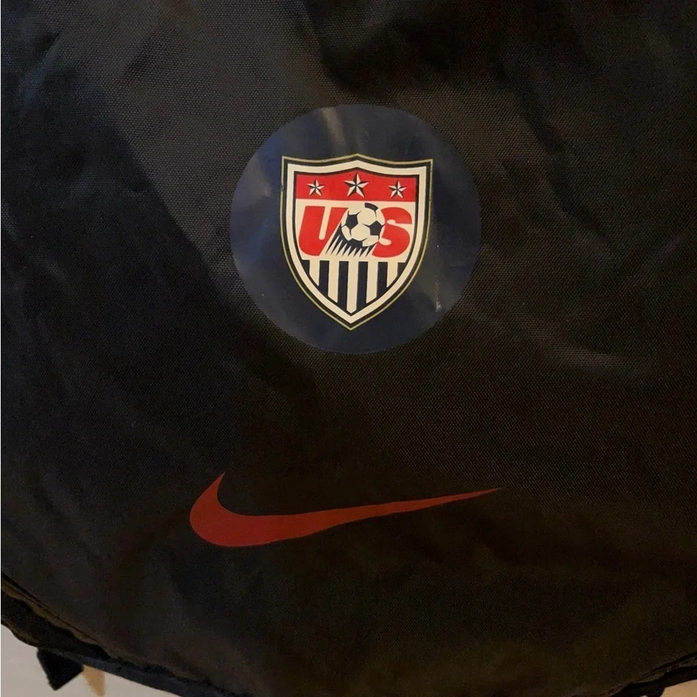 Nike USMNT Heritage Black Backpack with Red Nike Swoosh